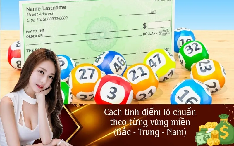 Cách tính điểm lô chuẩn theo từng vùng miền